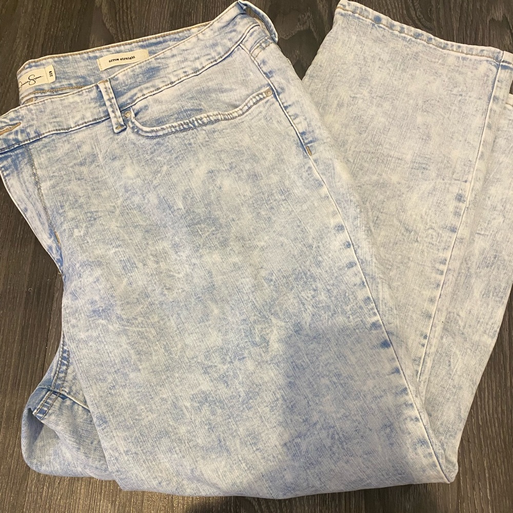 Jessica Simpson jeans, size 22w, light wash